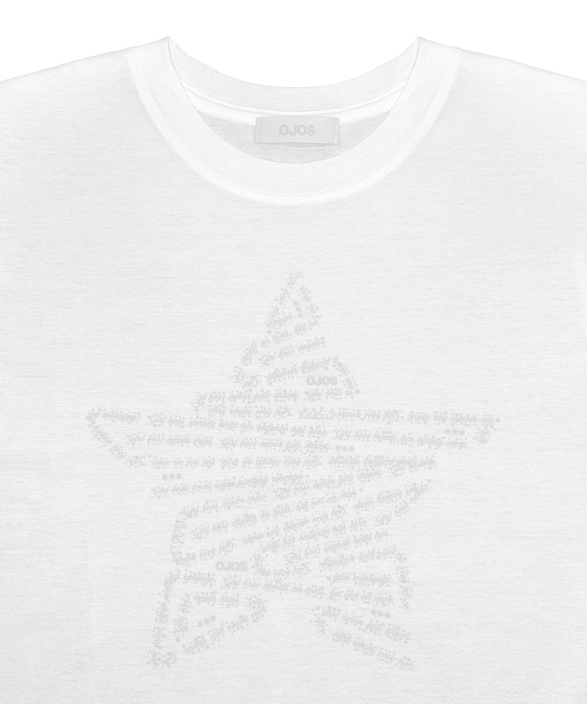 오호스(OJOS) Mantra T-shirt / White