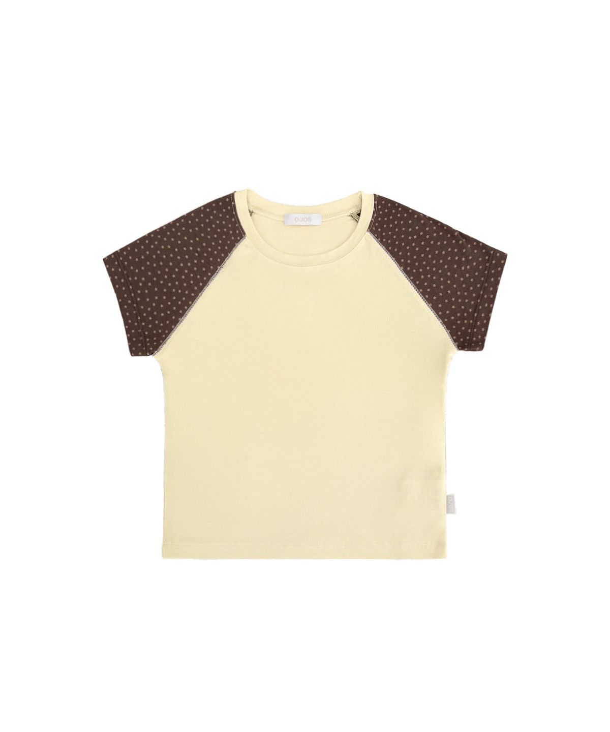 오호스(OJOS) Star raglan T-shirt / Yellow
