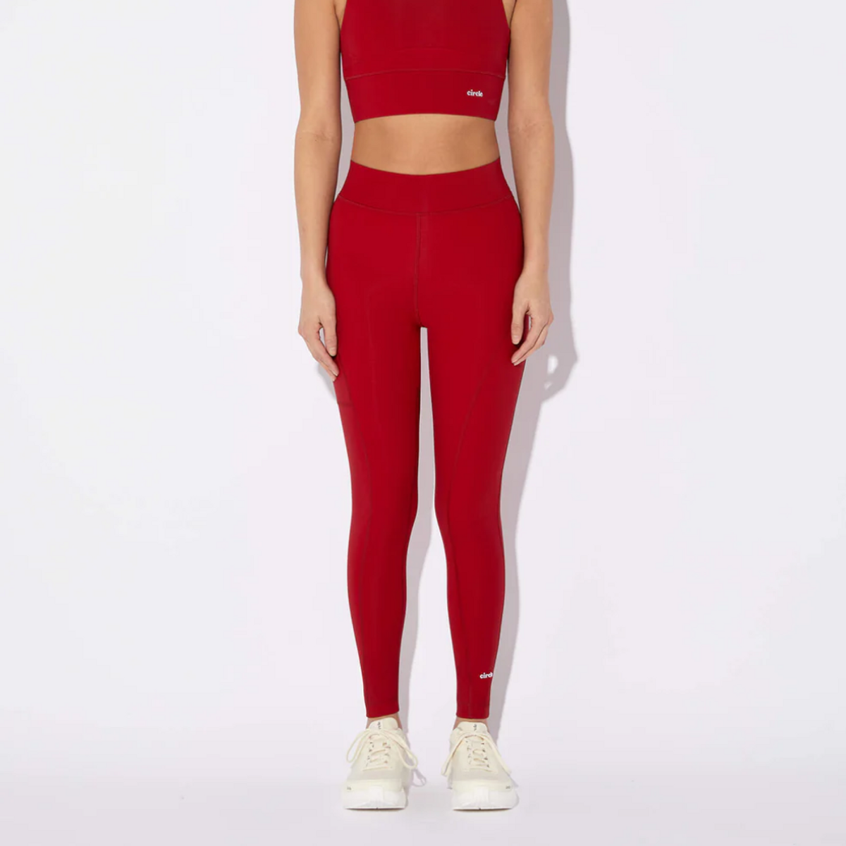 써클 스포츠웨어(CIRCLE SPORTSWEAR) 겟 인 쉐이프 레깅스 레드 체리 여성