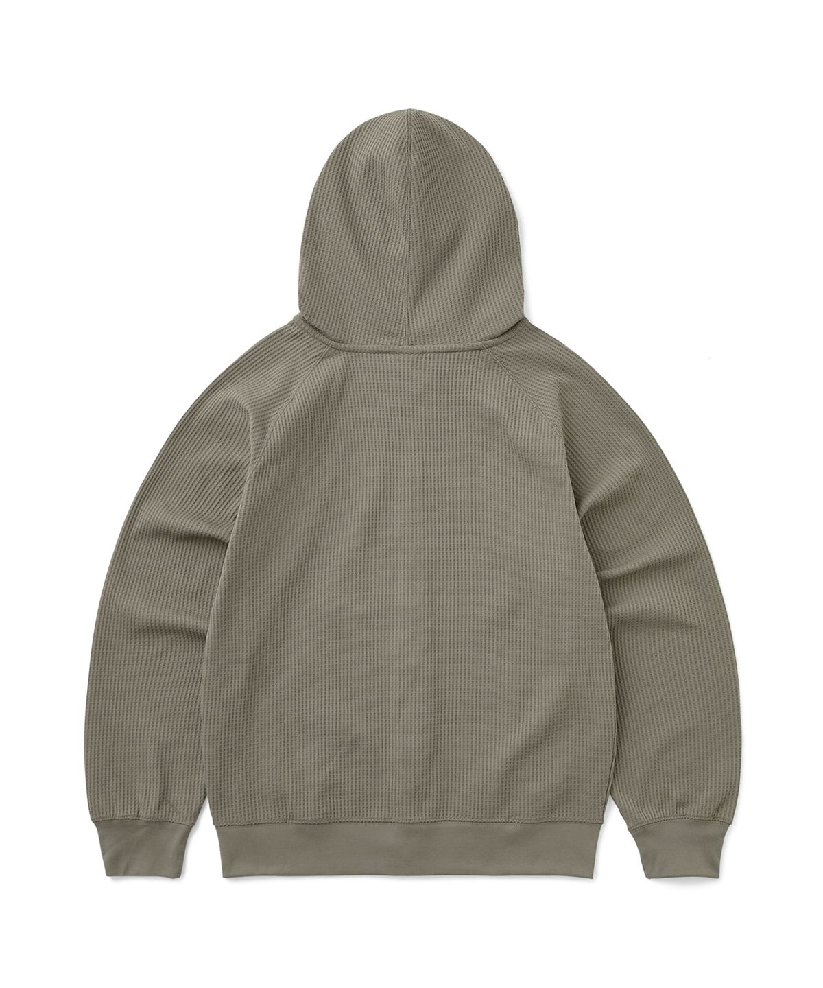썬러브투어(SUNLOVETOUR) Aero Waffle Zip Up Hoodie Taupe