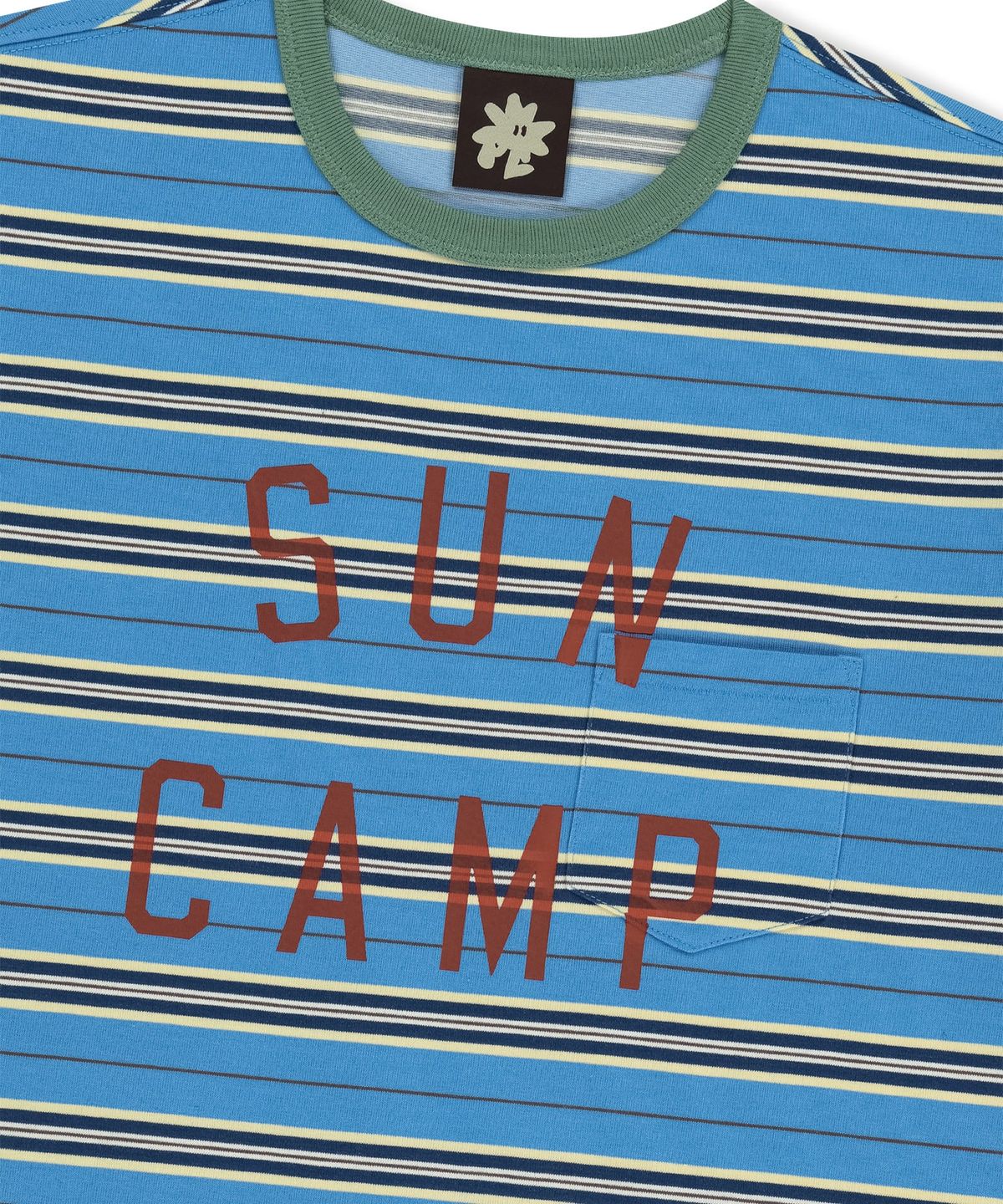 썬러브투어(SUNLOVETOUR) SUN CAMP Stripe Tee Blue