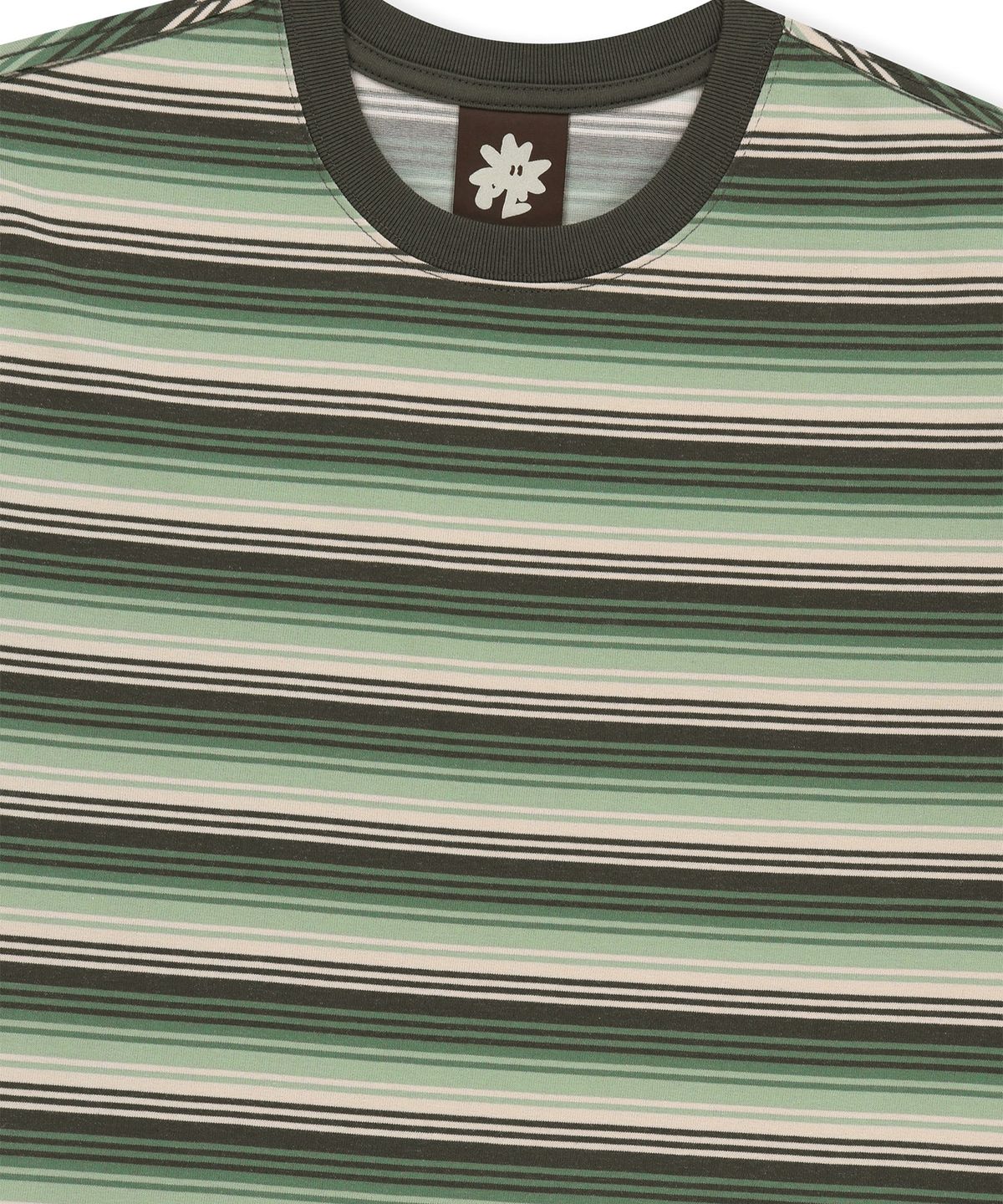썬러브투어(SUNLOVETOUR) Striped Allday Tee Green