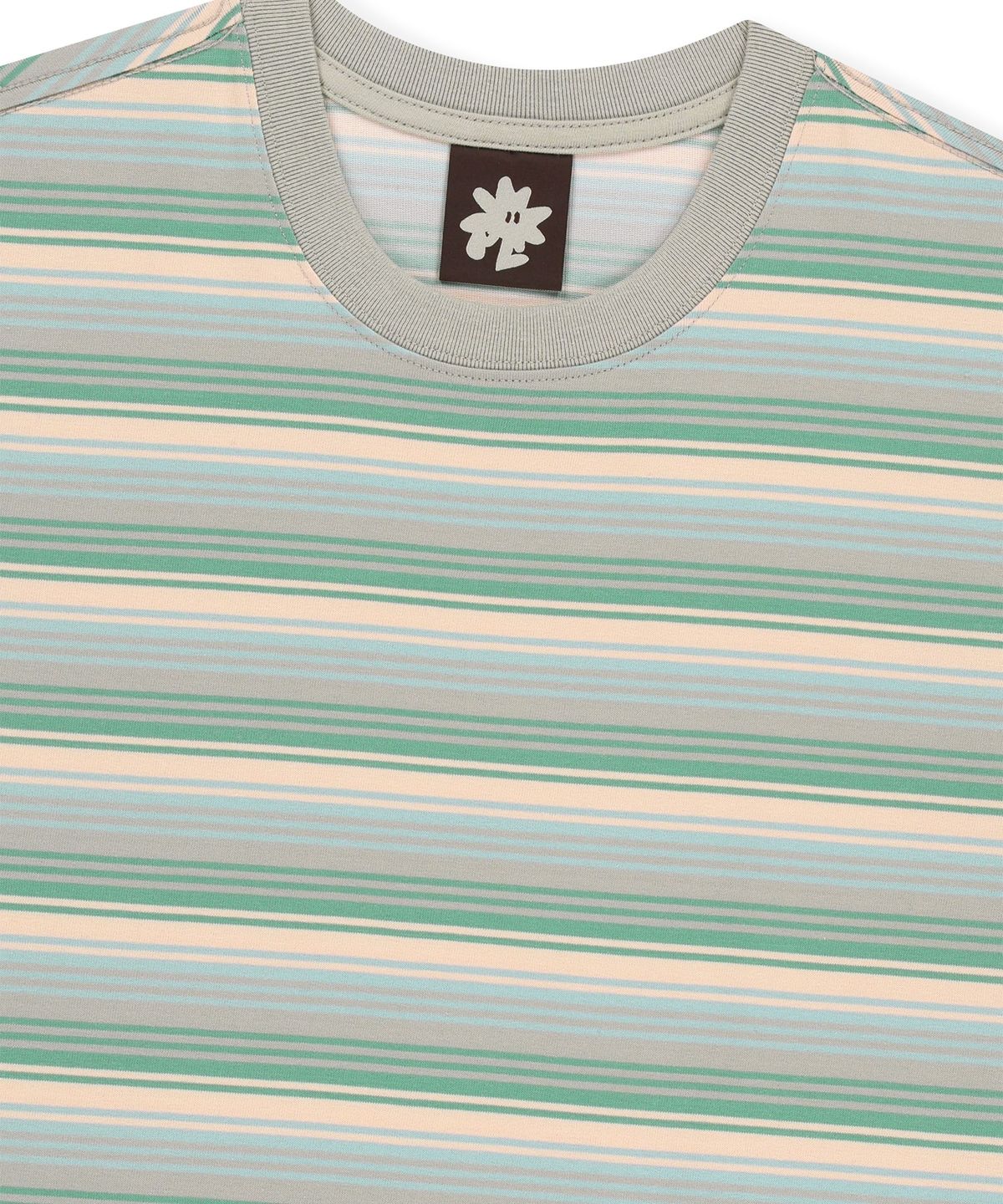 썬러브투어(SUNLOVETOUR) Striped Allday Tee Grey