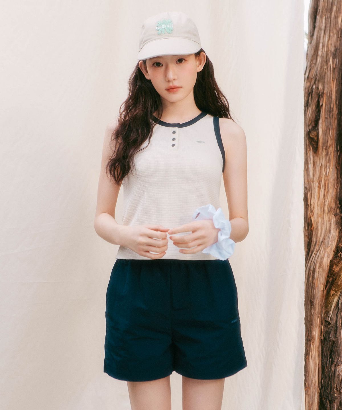 커버낫 우먼(COVERNAT WOMAN) 우먼 링거 슬리브리스 라이트 그린