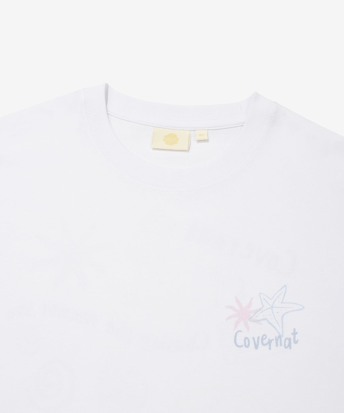 커버낫 우먼(COVERNAT WOMAN) 우먼 오버핏 썸머 트립 그래픽 티셔츠 화이트