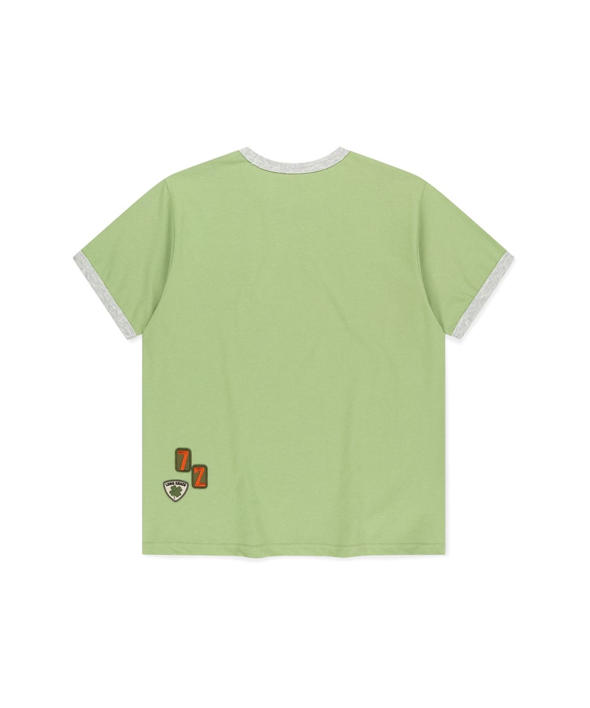 썬러브투어(SUNLOVETOUR) Multi Patch Ringer Tee Light Olive