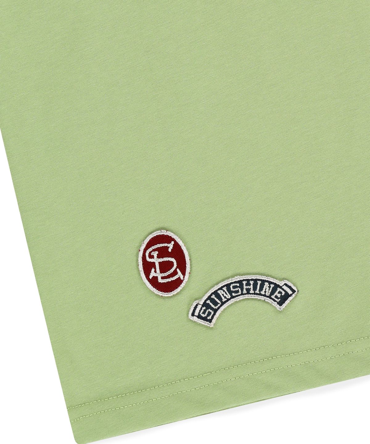 썬러브투어(SUNLOVETOUR) Multi Patch Ringer Tee Light Olive