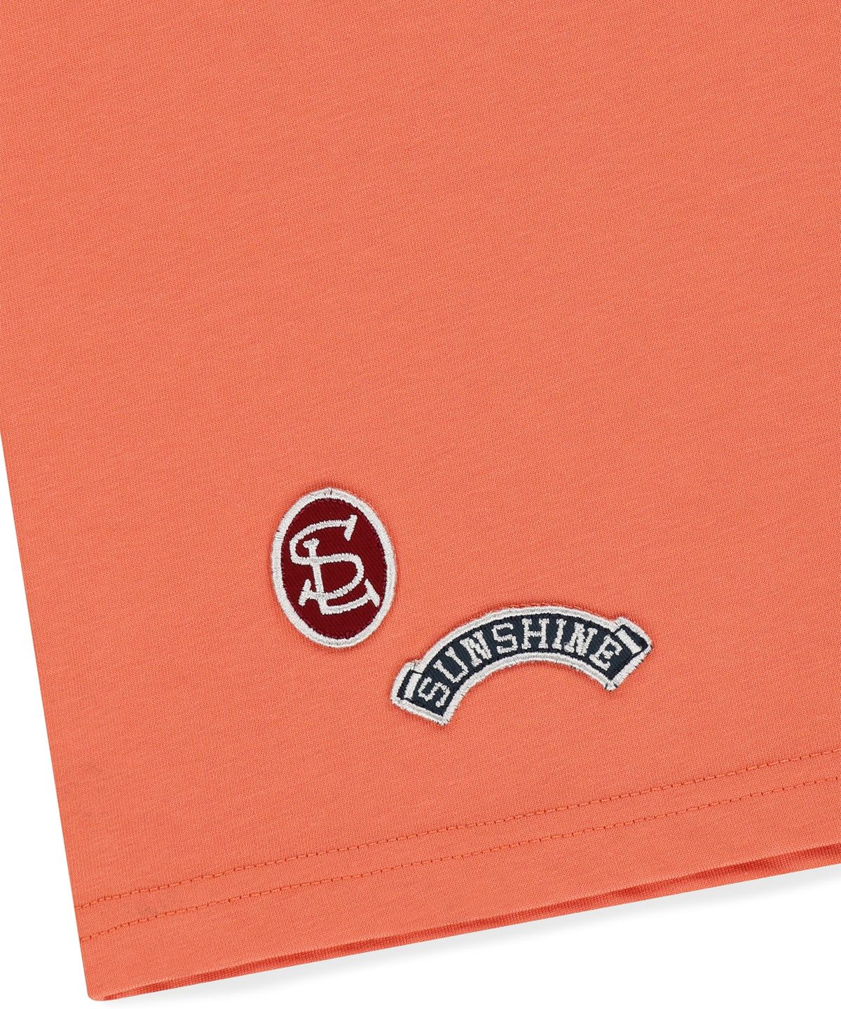 썬러브투어(SUNLOVETOUR) Multi Patch Ringer Tee Orange