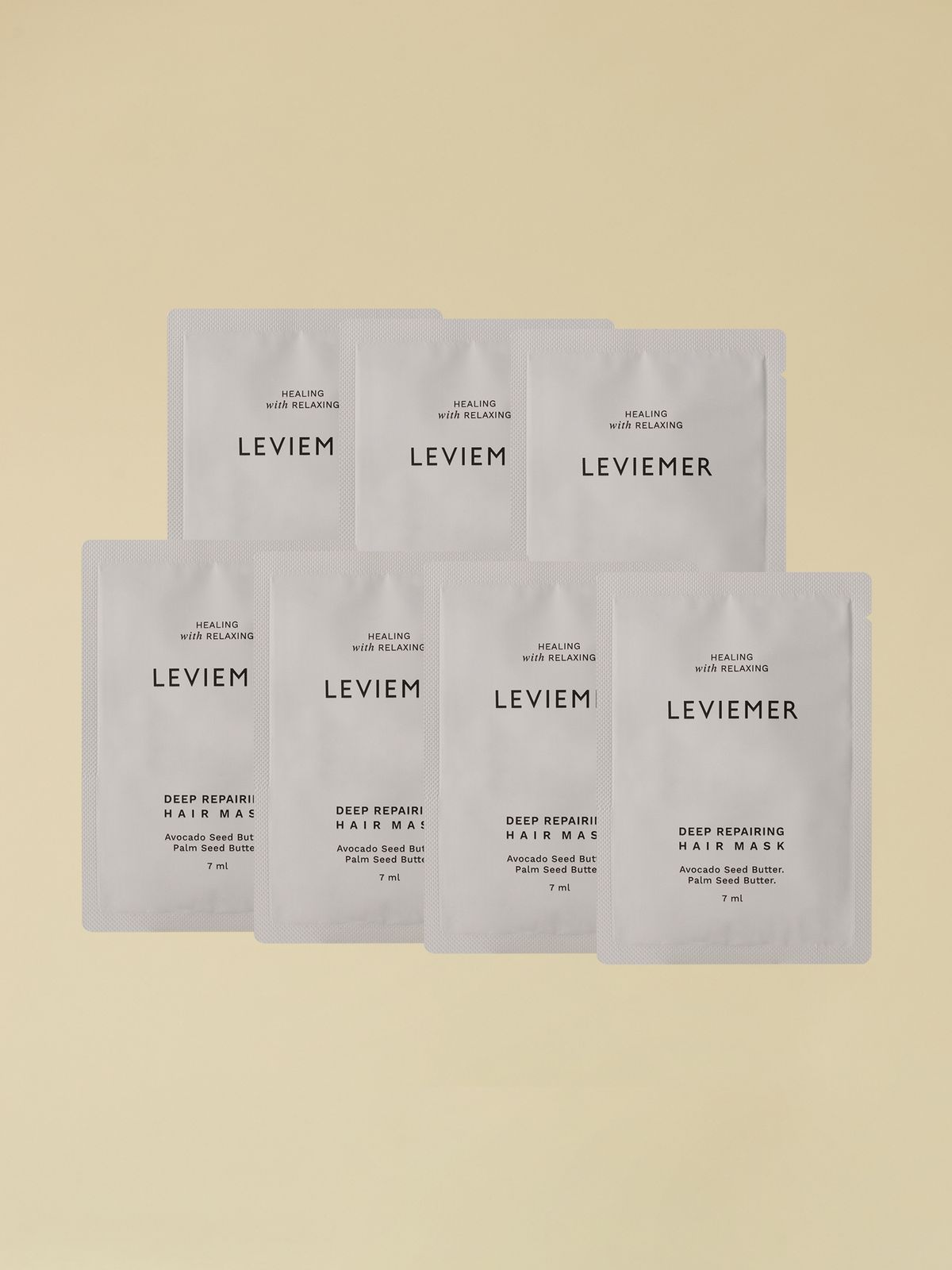 르비에메르(LEVIEMER) [트래블키트] 딥 리페어링 헤어 마스크 7ml*7ea