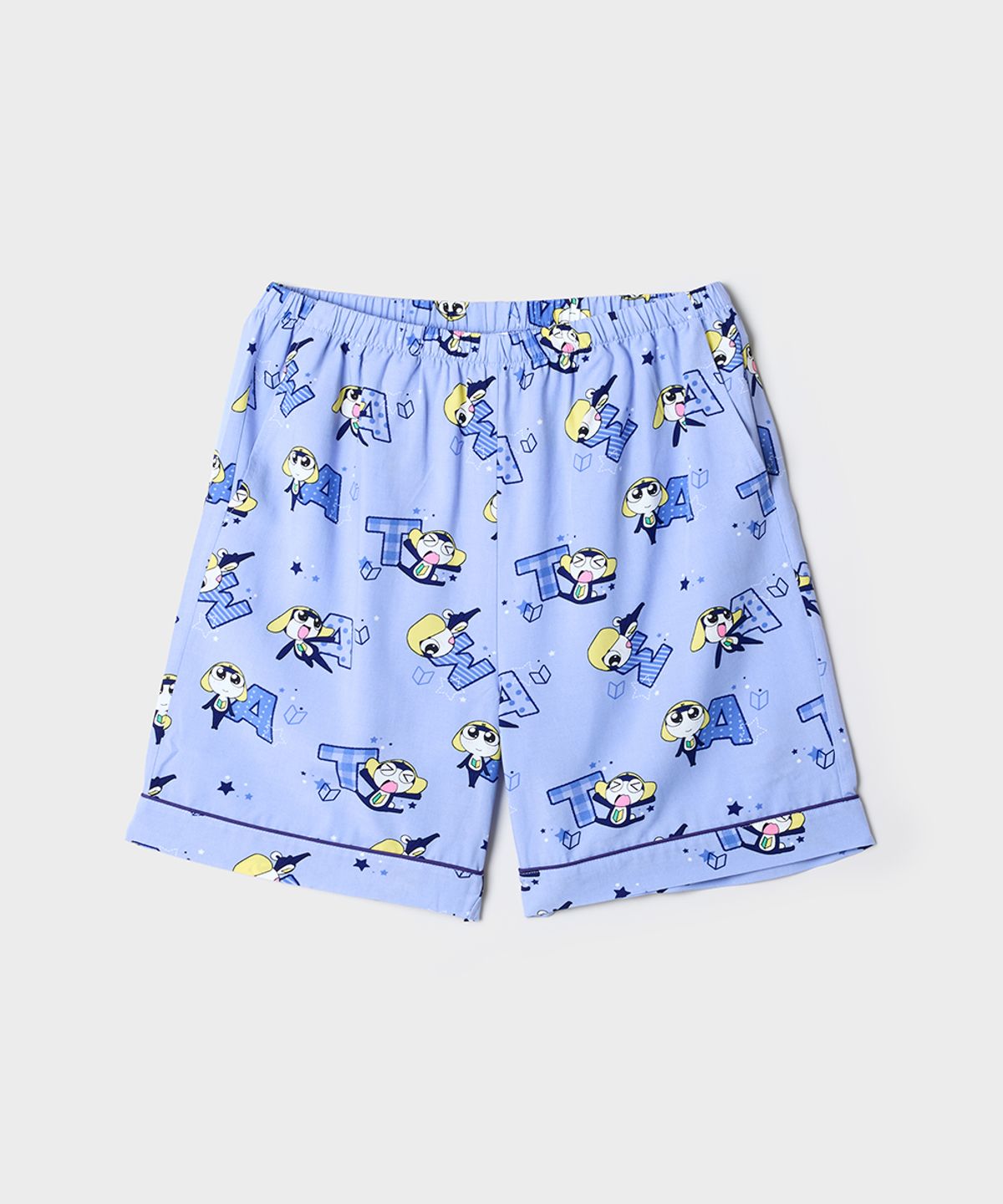 스파오(SPAO) [개구리 중사 케로로] 반팔 파자마(NAVY)_SPPPG25U17