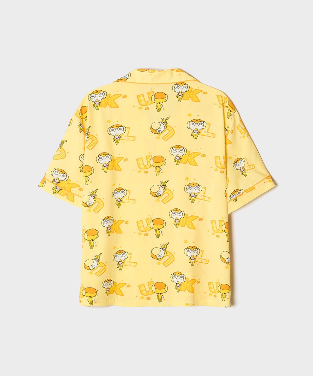 스파오(SPAO) [개구리 중사 케로로] 반팔 파자마(YELLOW)_SPPPG25U17