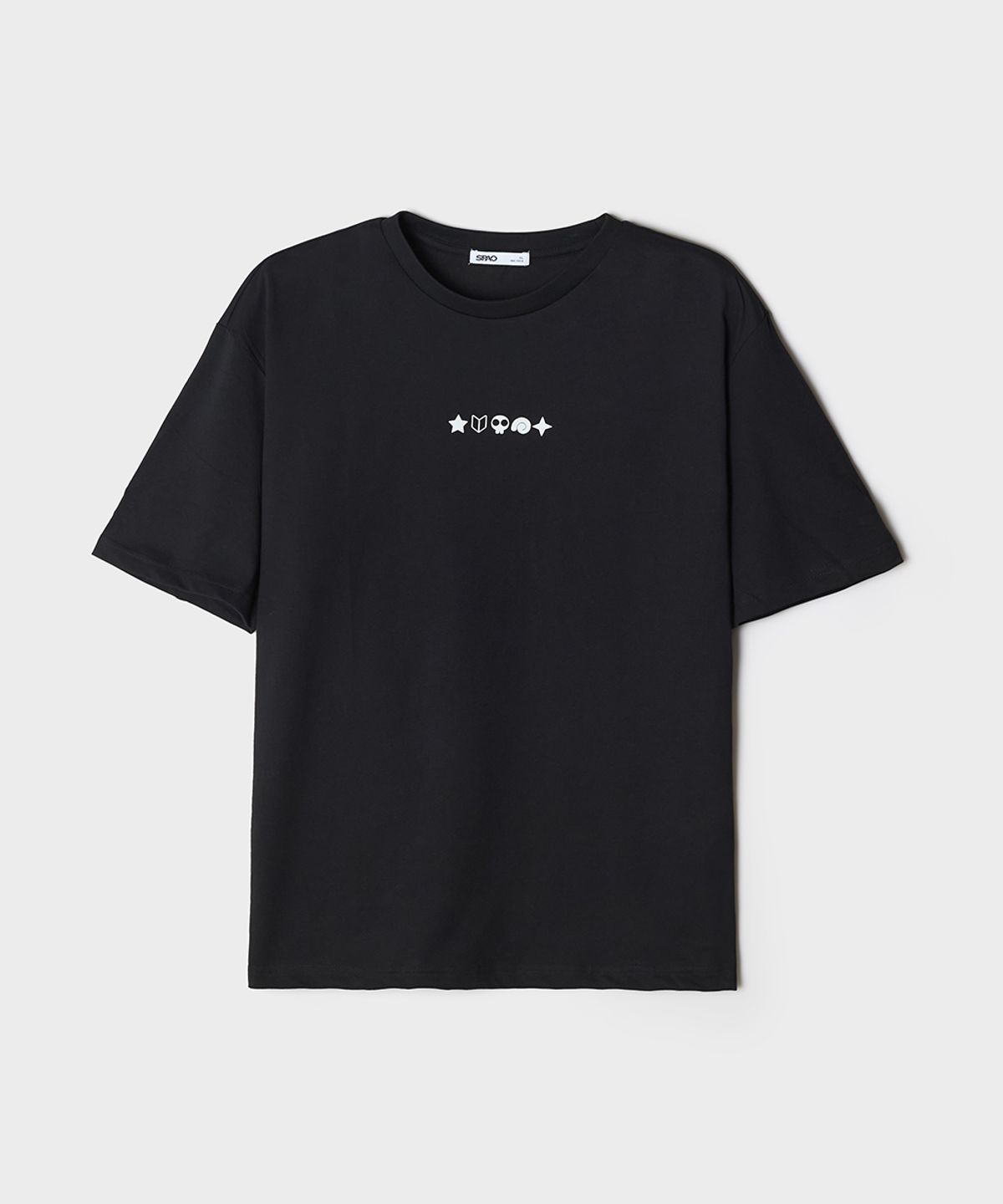 스파오(SPAO) [개구리 중사 케로로] 반팔 티셔츠(BLACK)_SPRLG25U15
