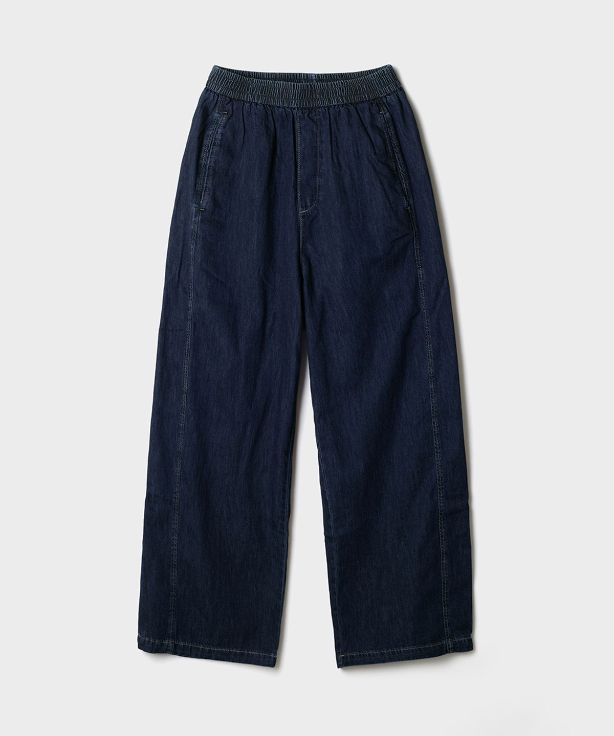 스파오(SPAO) 여성 와이드 밴딩 팬츠 (데님)_SPTJG24G55