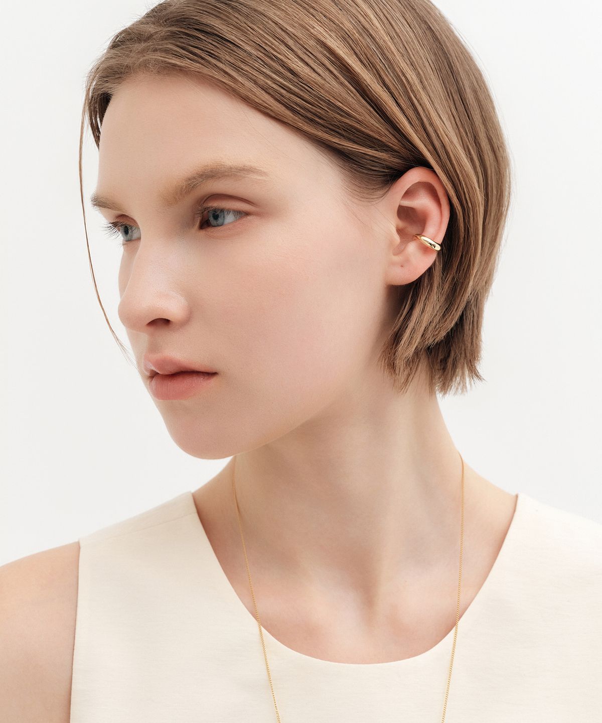 룩캐스트(LOOKAST) 이브 이어커프 / EVE EAR CUFF_2colors