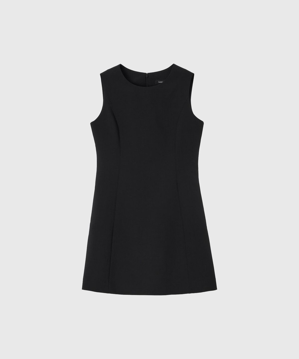 룩캐스트(LOOKAST) 에리카 썸머 울 클레식 미니 드레스_블랙 / ERICA SUMMER WOOL CLASSIC MINI DRESS_BLACK