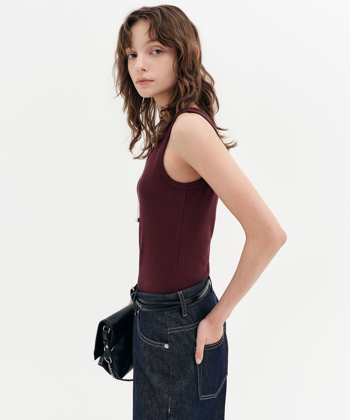 룩캐스트(LOOKAST) 페린 베이직 슬리브리스 / PERRINE BASIC SLEEVELESS_6colors