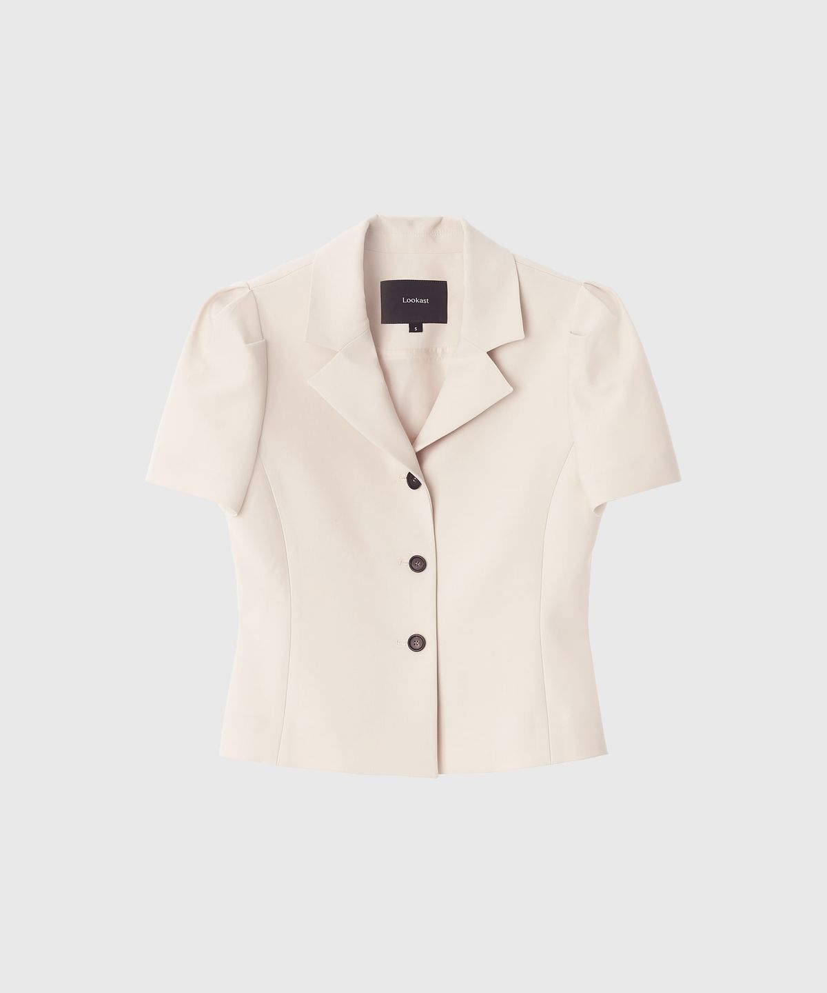 룩캐스트(LOOKAST) 지젤 아워글래스 퍼프 자켓_베이지 / GISELLE HOURGLASS PUFF JACKET_BEIGE