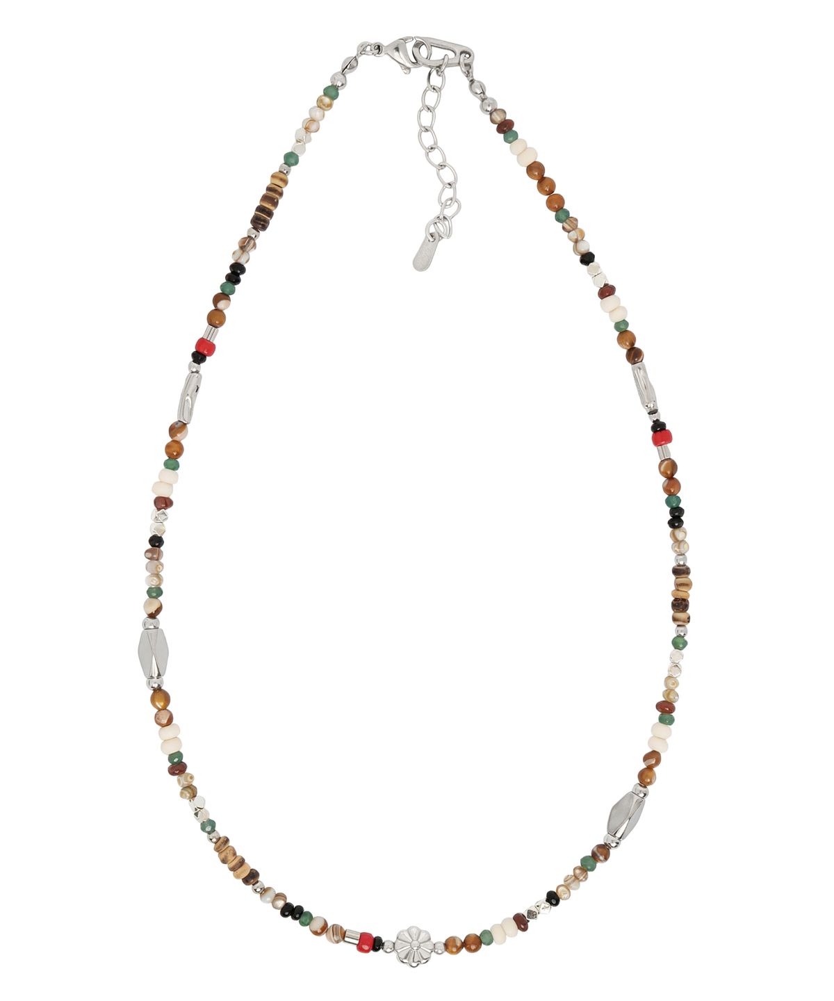 아차(ACHA) Ardin ethnic beaded necklace _ brown
