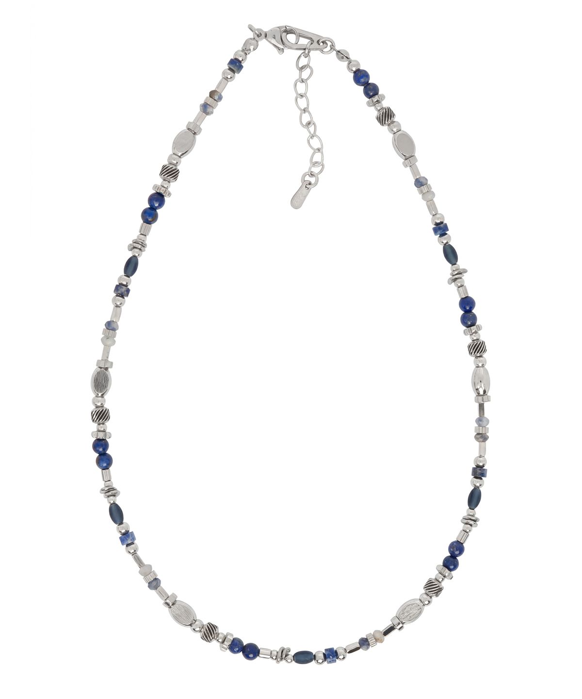 아차(ACHA) Serint s.steel & gemstone necklace _ blue