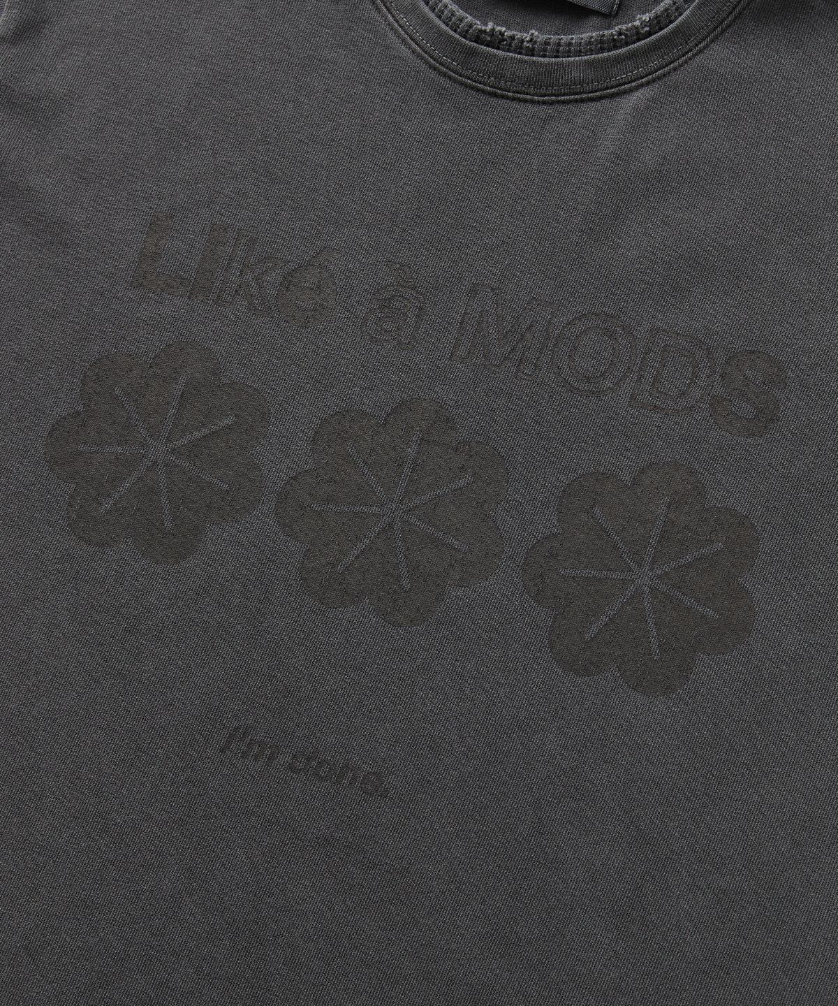 라이크 어 모즈(LIKE A MODS) 레이어드 데미지 롱슬리브_차콜