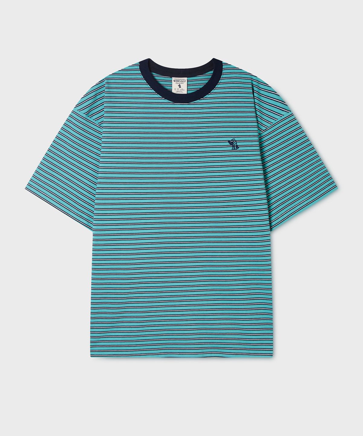 후아유(WHO.A.U) Multi Stripe T-shirt / WHRSG2541U