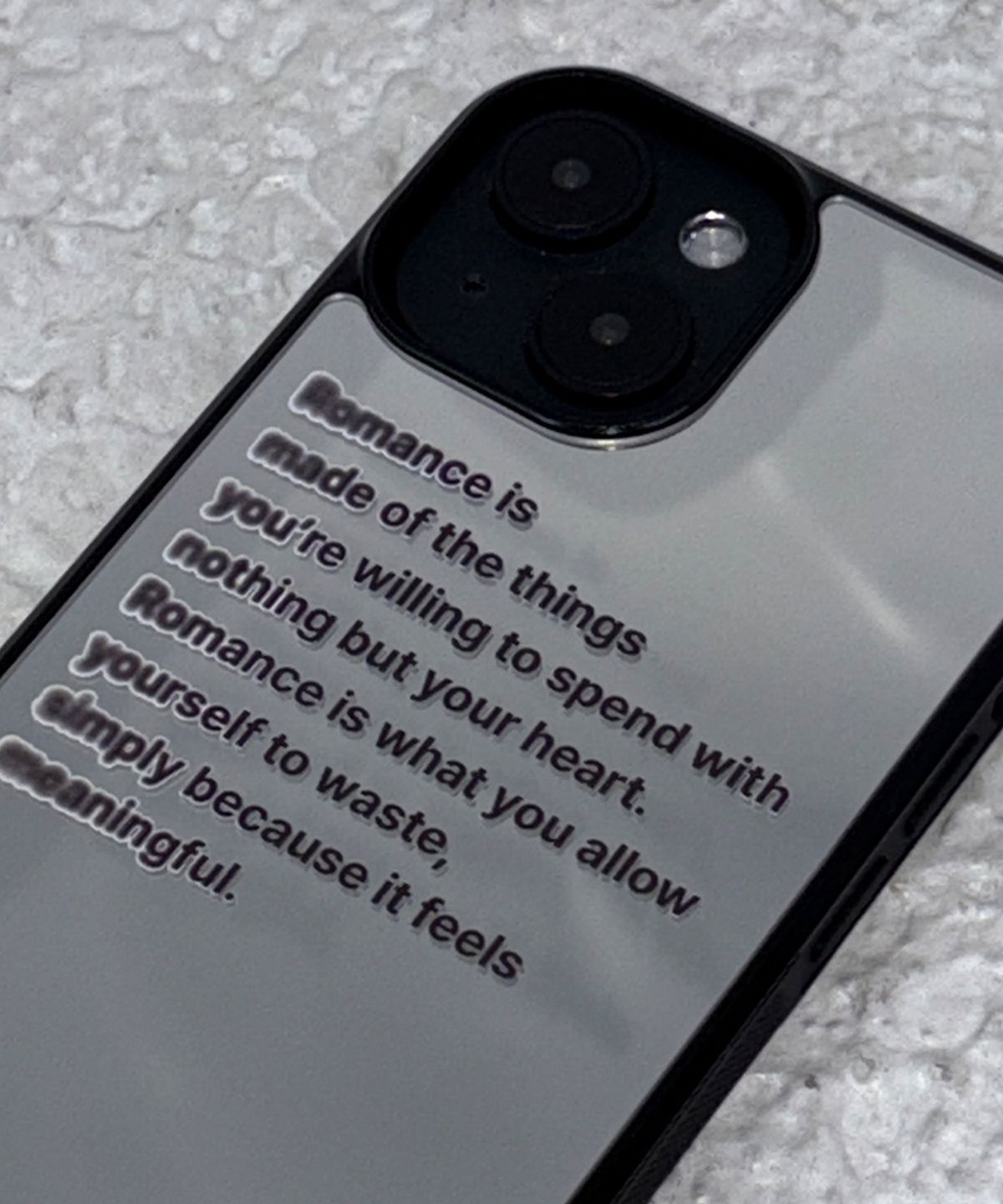 속담(SOKDAM) 낭만이란 Bumper case (Mirror/Magsafe)