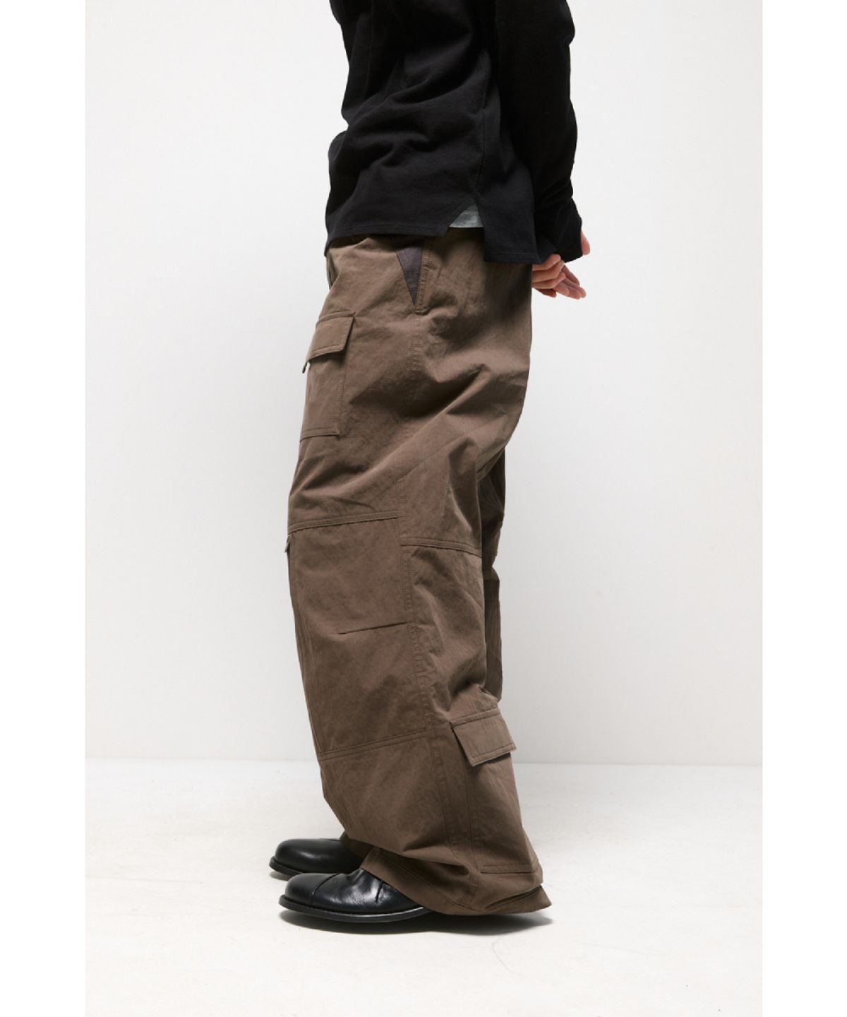 해칭룸(HATCHINGROOM) Tactical Pants Ripstop Mud Brown