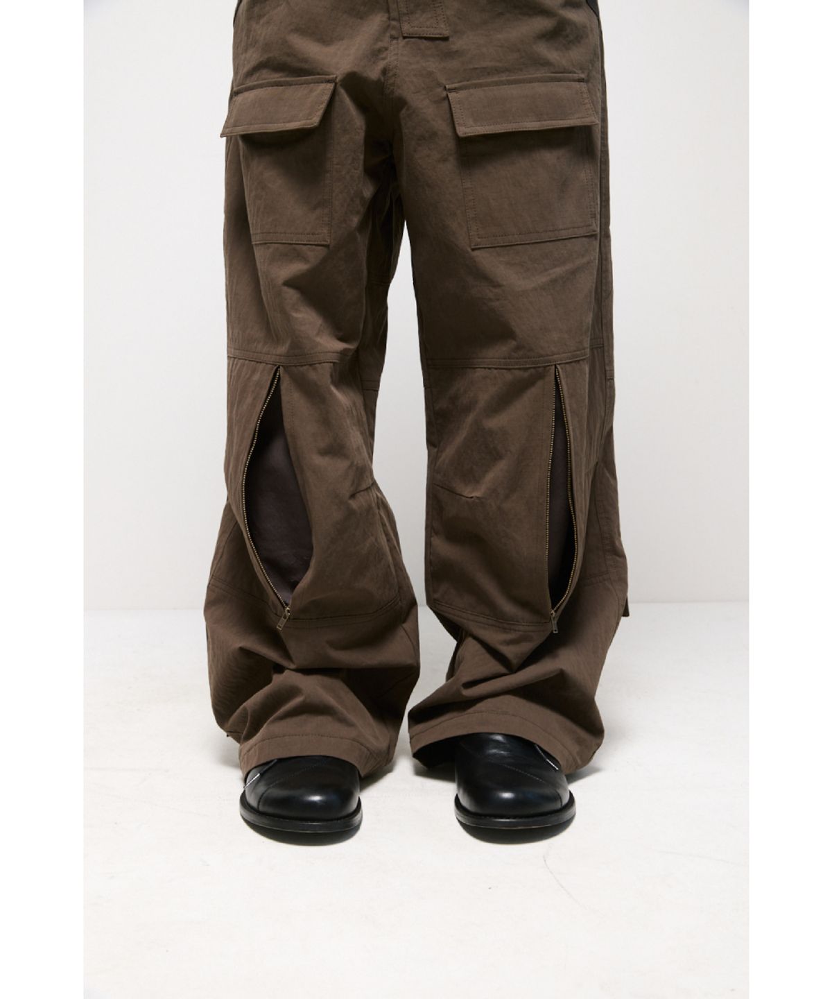 해칭룸(HATCHINGROOM) Tactical Pants Ripstop Mud Brown