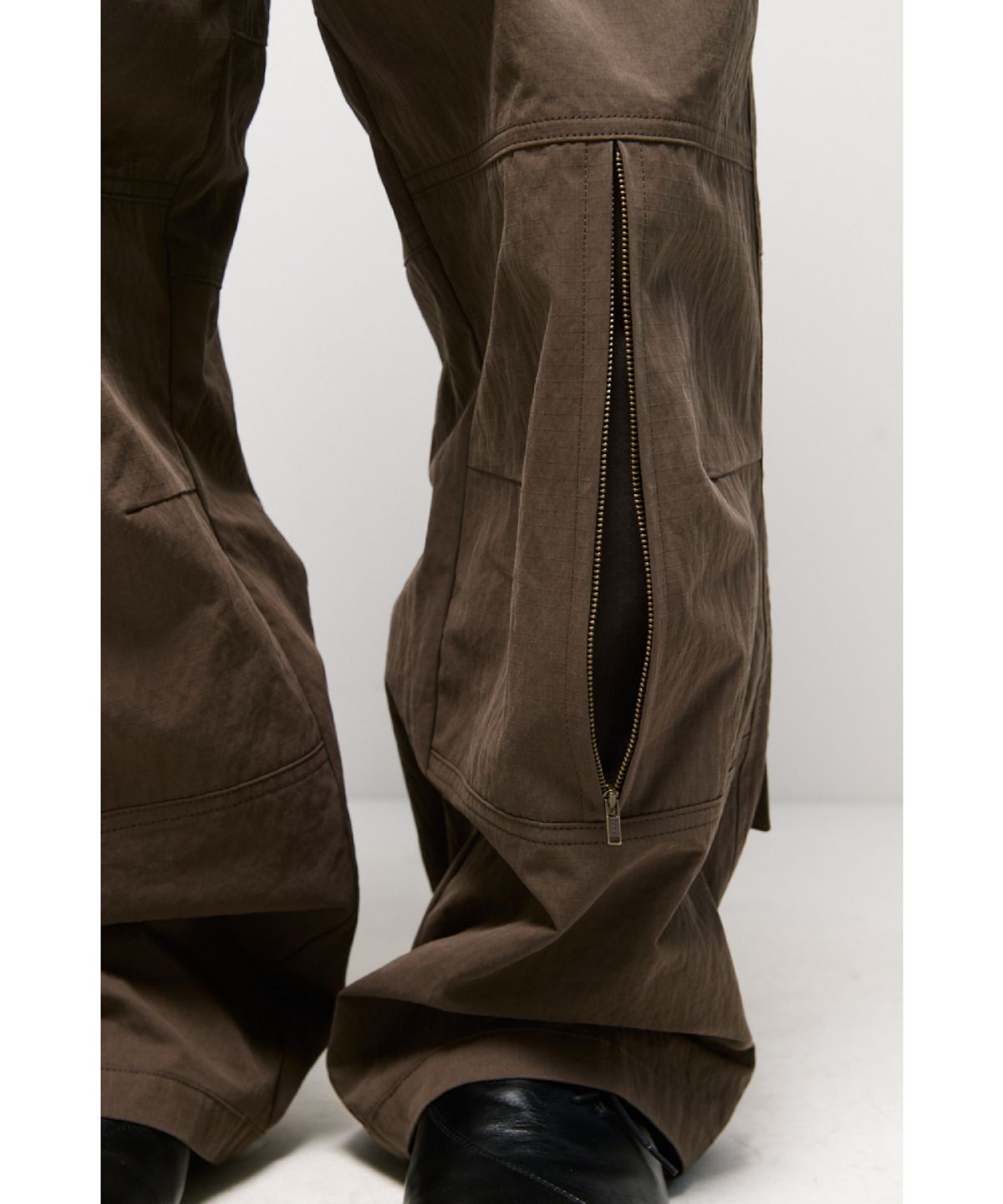 해칭룸(HATCHINGROOM) Tactical Pants Ripstop Mud Brown