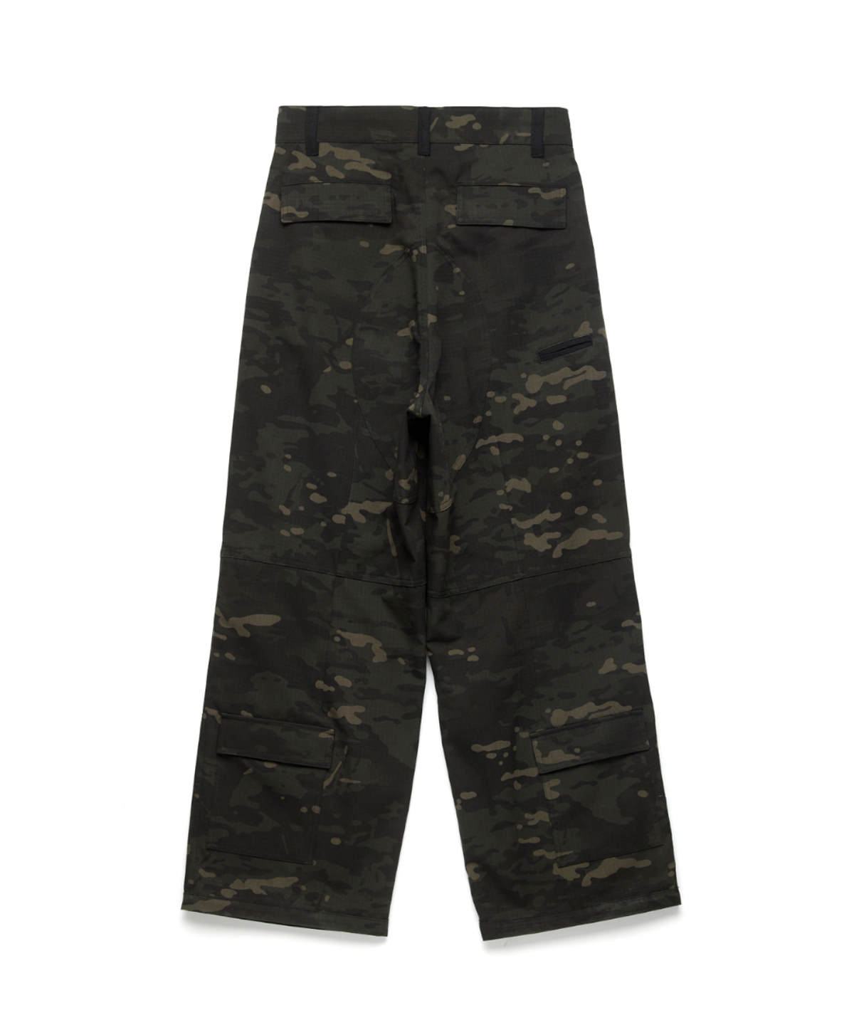 해칭룸(HATCHINGROOM) Tactical Pants Ripstop Camo Black