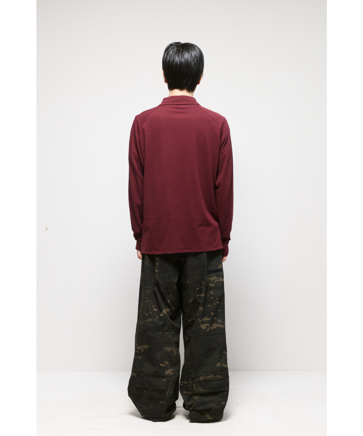 해칭룸(HATCHINGROOM) Tactical Pants Ripstop Camo Black