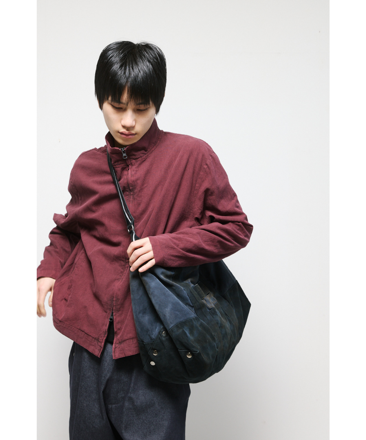 해칭룸(HATCHINGROOM) VTG Canvas Bag Black