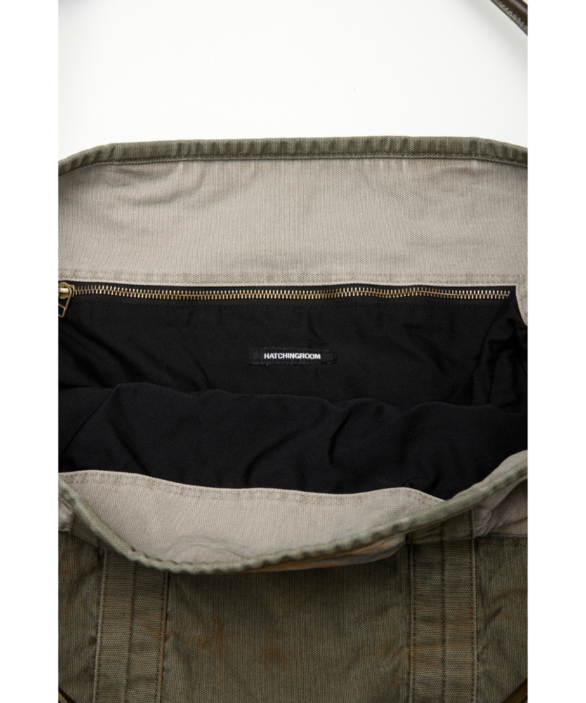 해칭룸(HATCHINGROOM) VTG Canvas Bag Olive