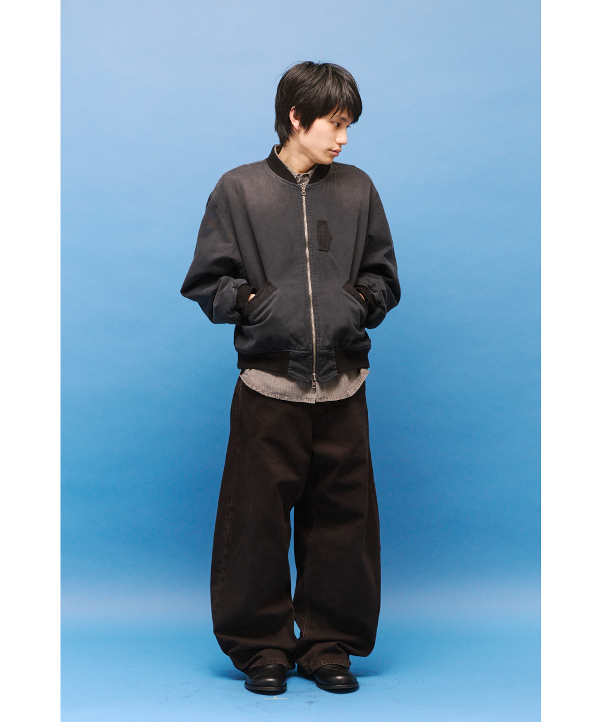 해칭룸(HATCHINGROOM) Reversible Bomber Black