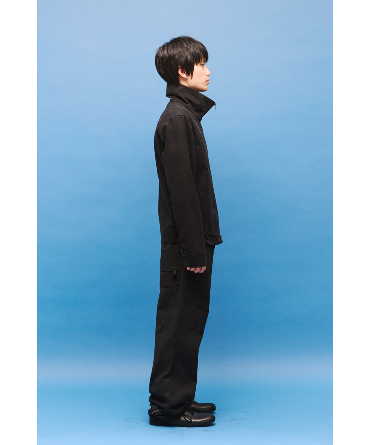 해칭룸(HATCHINGROOM) Funnel Neck Jacket Black