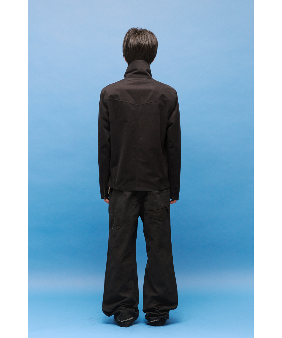 해칭룸(HATCHINGROOM) Funnel Neck Jacket Black
