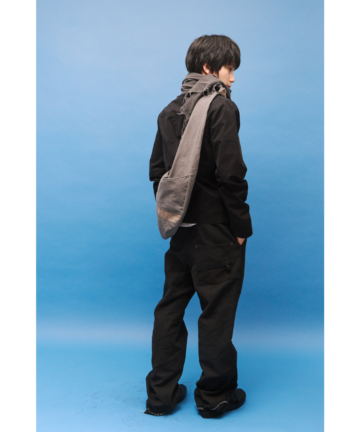 해칭룸(HATCHINGROOM) Funnel Neck Jacket Black