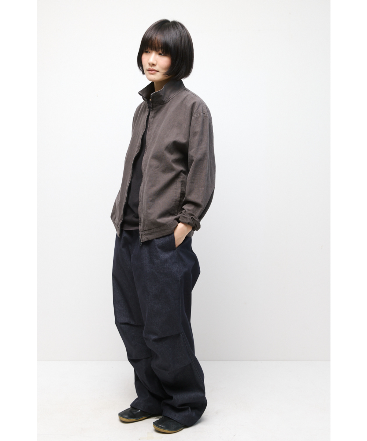 해칭룸(HATCHINGROOM) Track Jacket Mud Grey