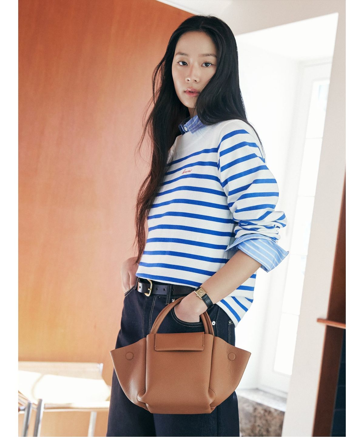 빈폴 액세서리(BEANPOLE ACCESSORY) 베러 스몰 토트백  브릭
