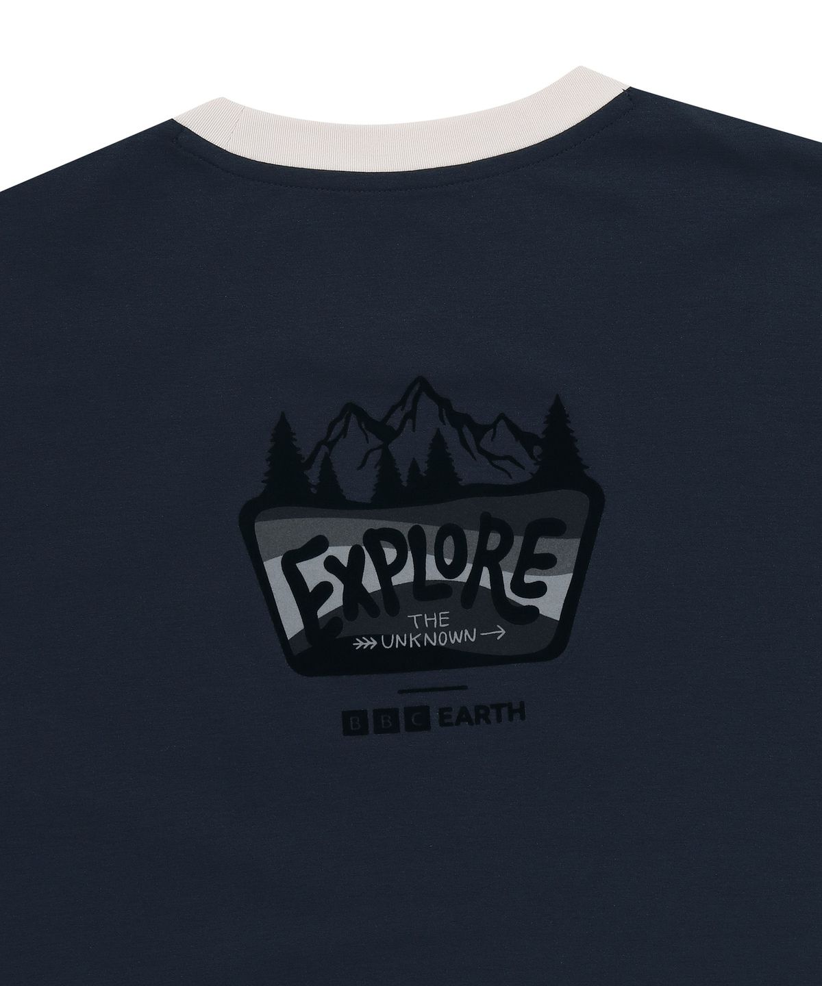 비비씨 어스(BBC EARTH) 링거 네이쳐 티셔츠 네이비