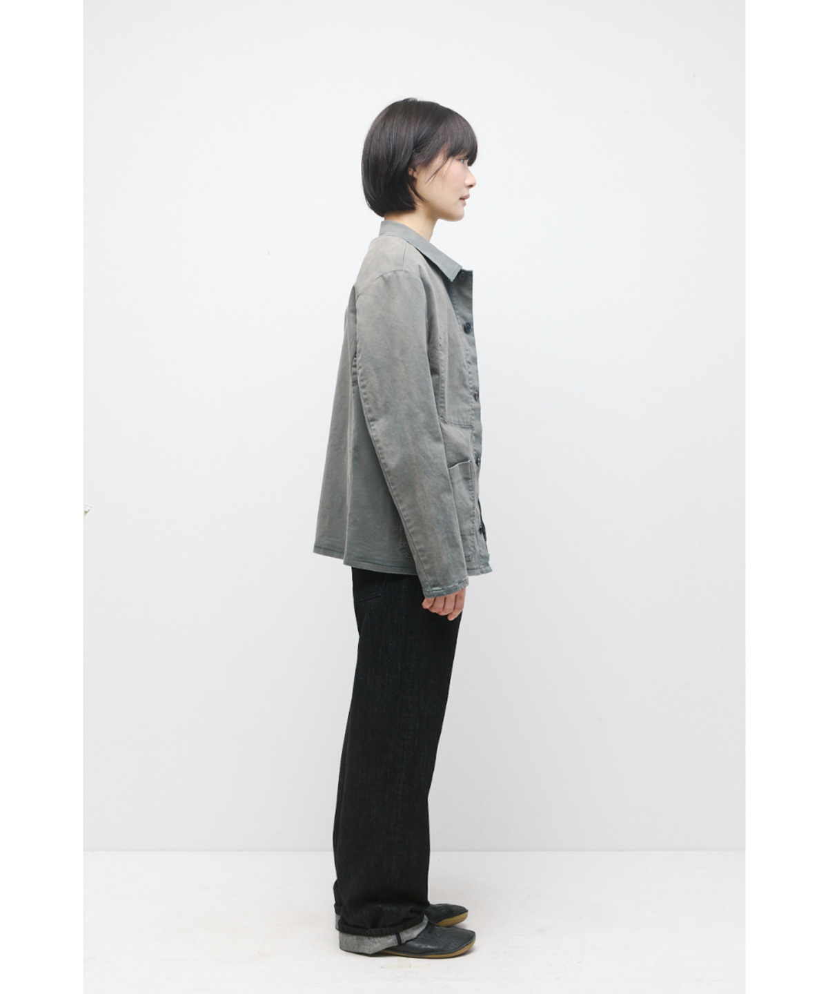 해칭룸(HATCHINGROOM) VTG French Shirket Olive