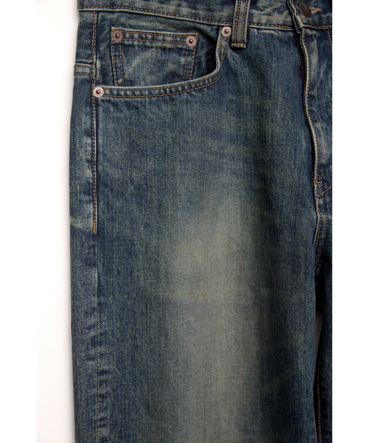 해칭룸(HATCHINGROOM) Straight Jeans Mud Blue