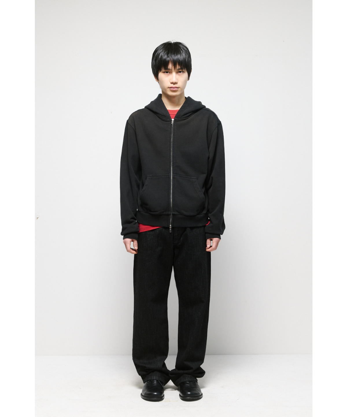 해칭룸(HATCHINGROOM) Straight Jeans Black