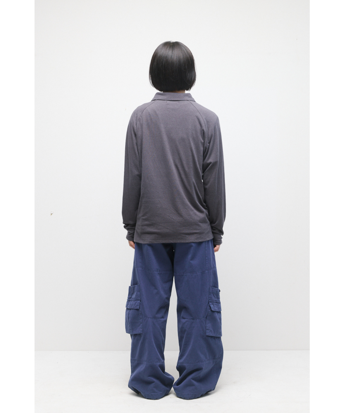 해칭룸(HATCHINGROOM) Polo Tee Purple Charcoal