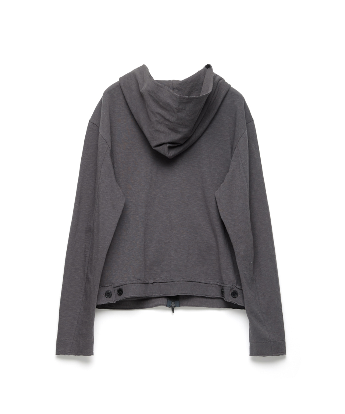 해칭룸(HATCHINGROOM) Rough Hoodie Slub Graphite