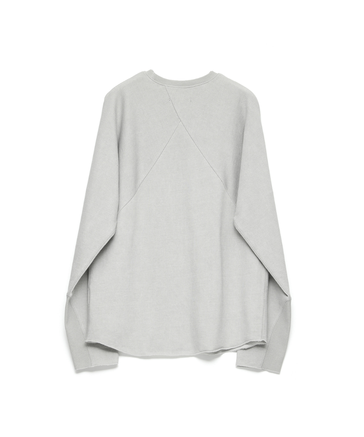 해칭룸(HATCHINGROOM) Dolman Sleeve Tee Dyed Light Grey
