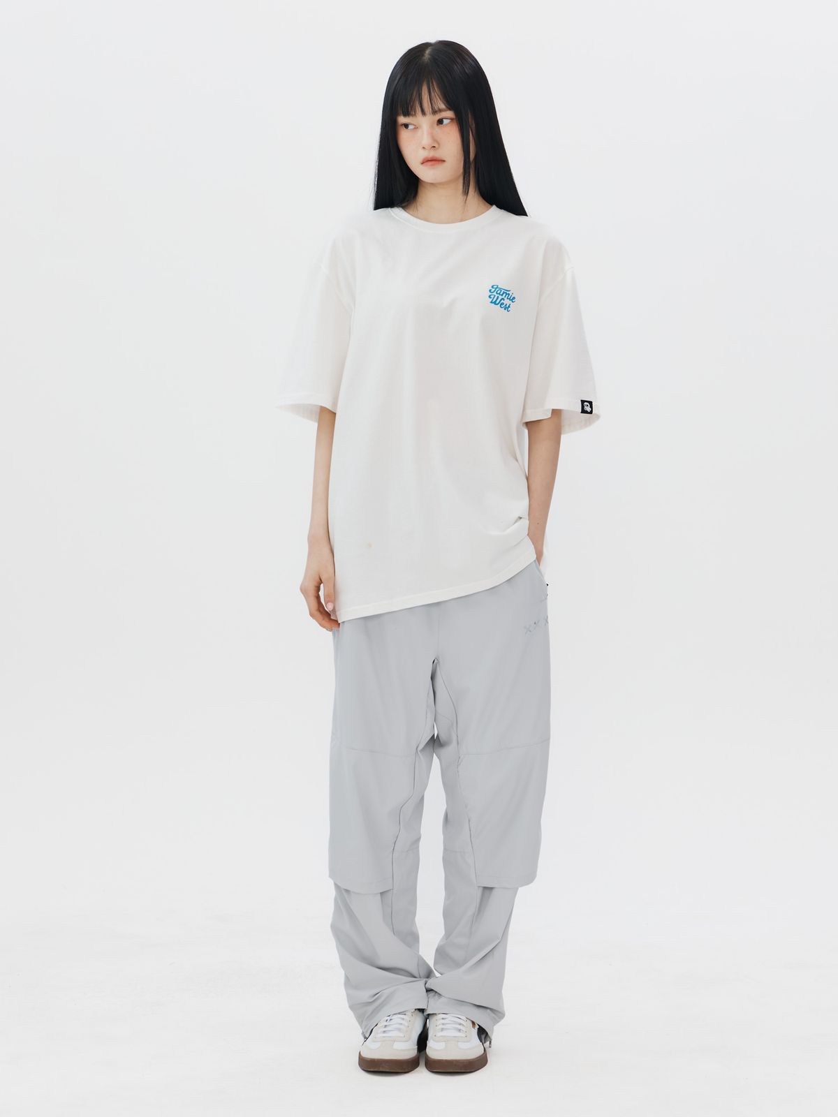 제이미웨스트(JAMIE WEST) 던딜 티셔츠 (화이트)