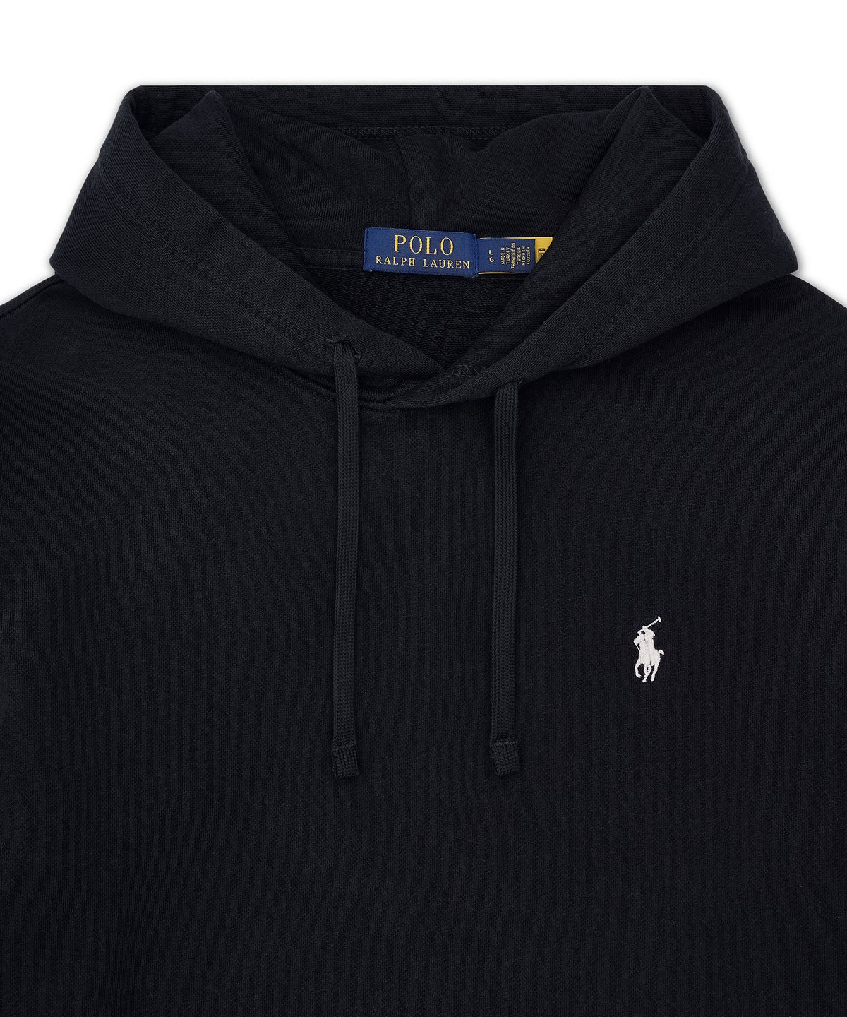폴로 랄프 로렌(POLO RALPH LAUREN) 루프 백 테리 후디-블랙