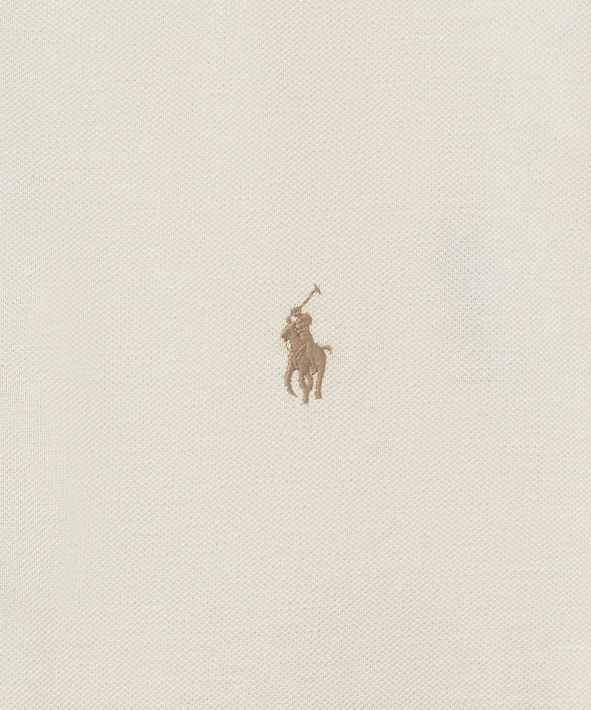 폴로 랄프 로렌(POLO RALPH LAUREN) 커스텀 슬림핏 메시 폴로 셔츠-내추럴