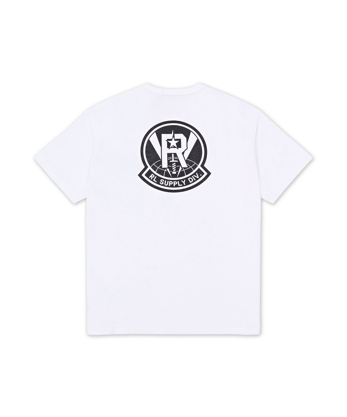 폴로 랄프 로렌(POLO RALPH LAUREN) 클래식핏 저지 그래픽 티셔츠-화이트